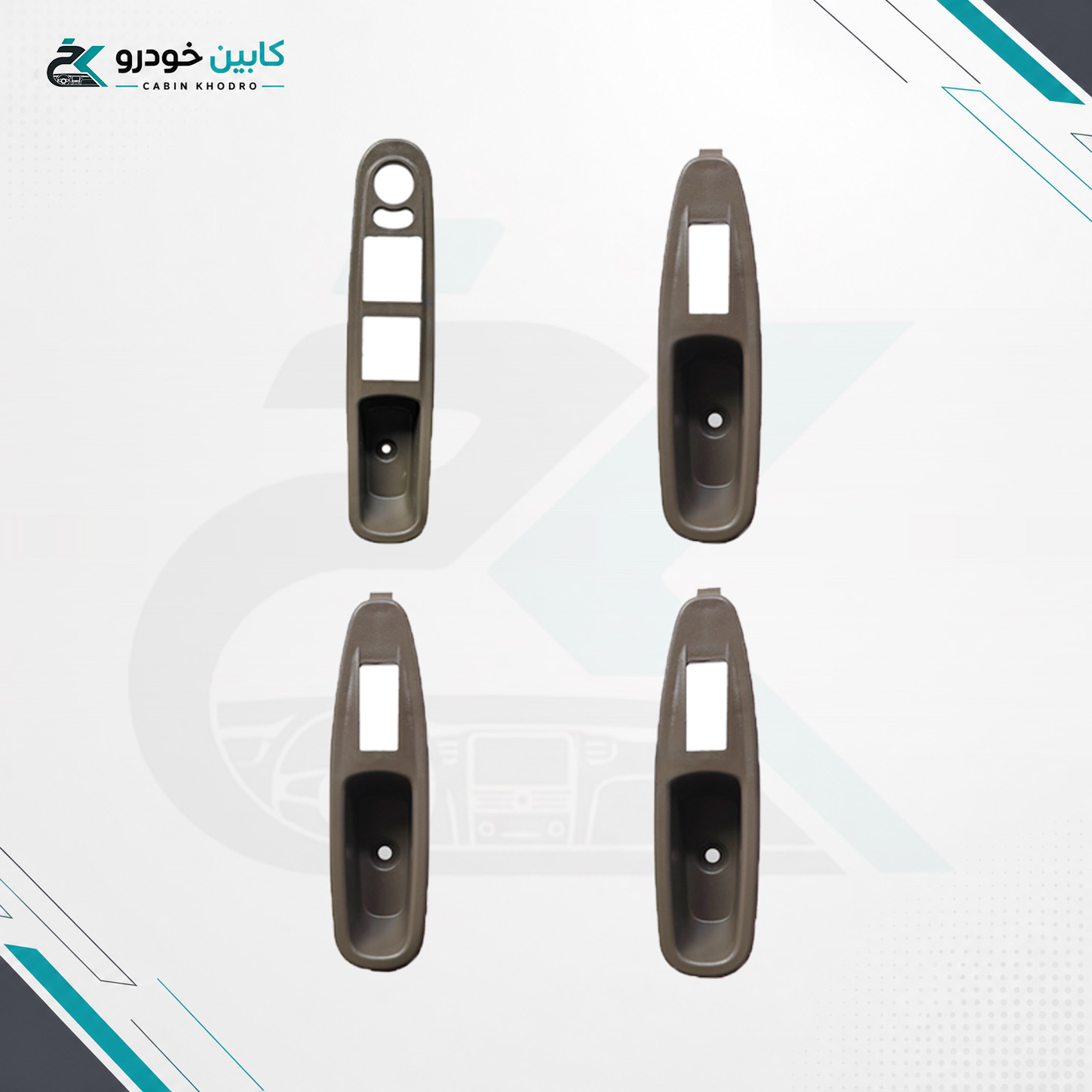 ست کامل قاب کلیدهای شیشه بالابر پژو ۴۰۵  SLX  برند فابریک کد - 1262